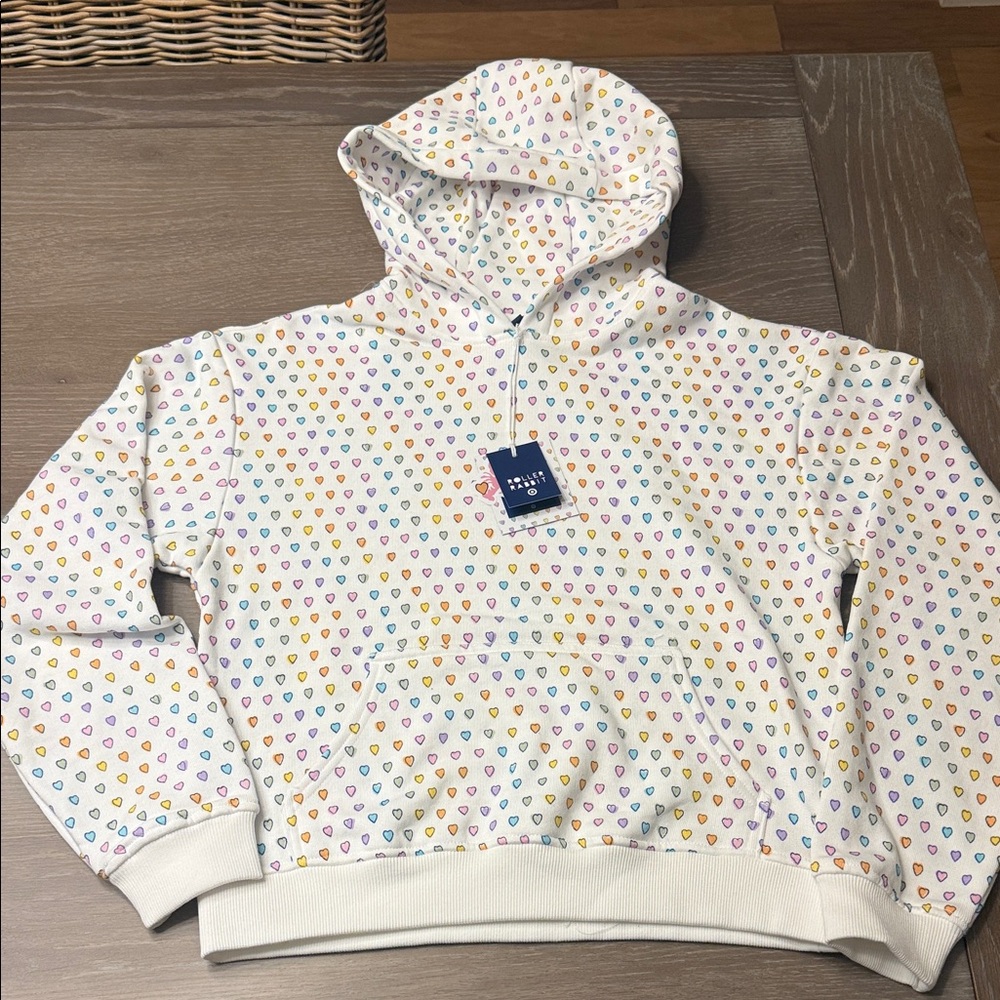 Roller Rabbit Target Colorful Heart Pattern Women’s Hoodie